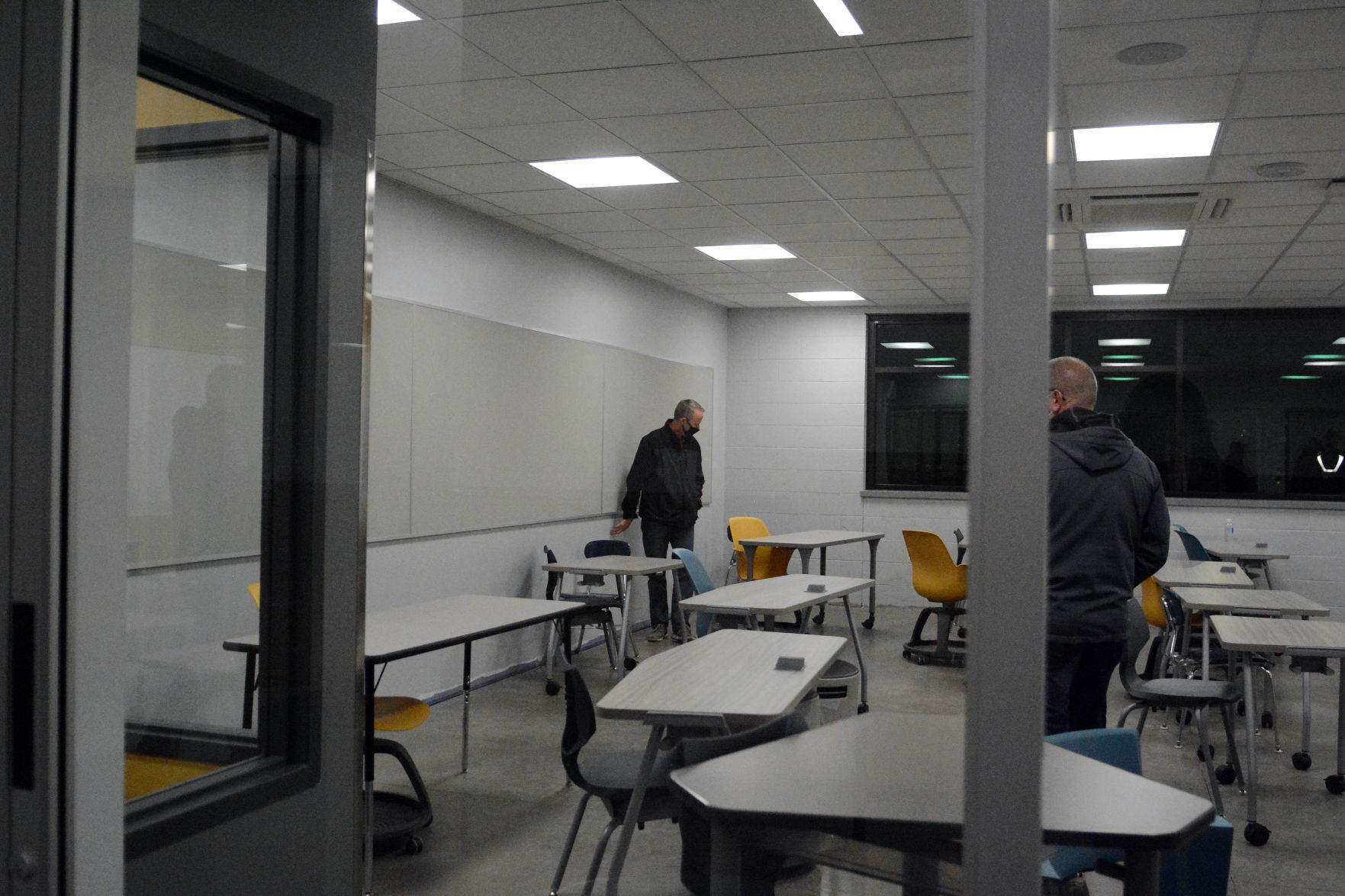 Tour of Jack Young Middle School construction, Dec. 7